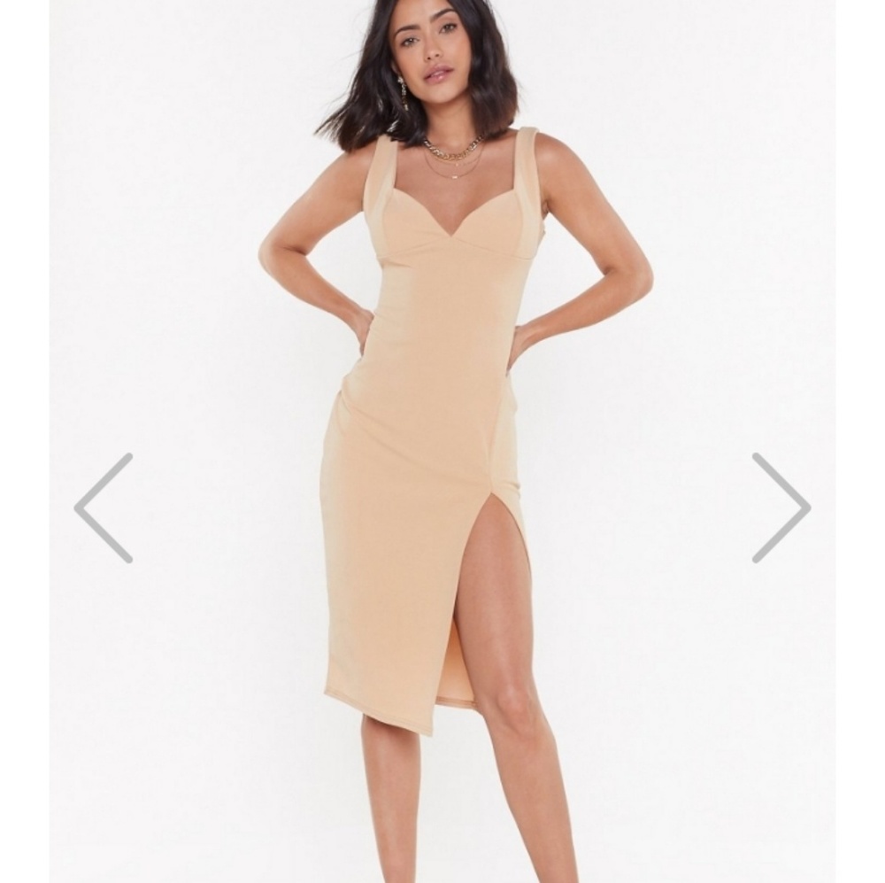 Nasty Gal Plunge Down  Sweetheart Neckline Mini Dress